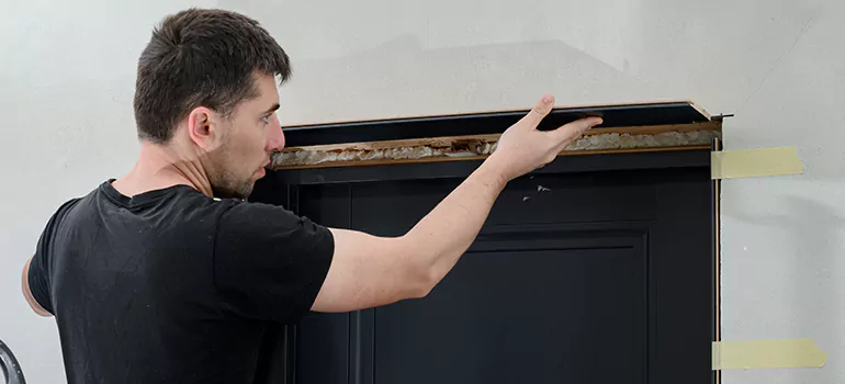Wood Door Hole Repair in Town 'n' Country, FL