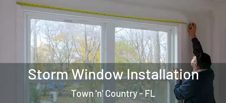  Storm Window Installation Town 'n' Country - FL